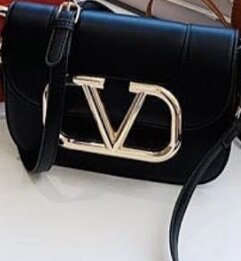 Beautiful fashionable women's handbag color black