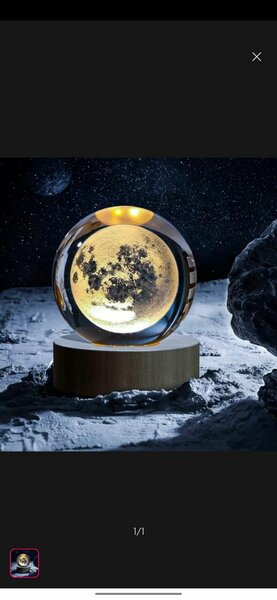 Crystal ball moon design
