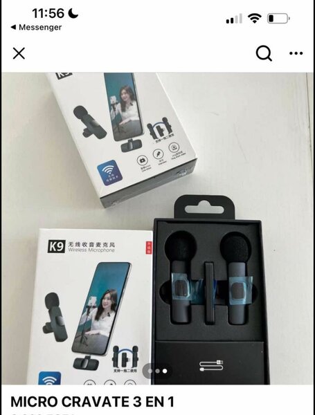 Micro sans fil 3 en 1