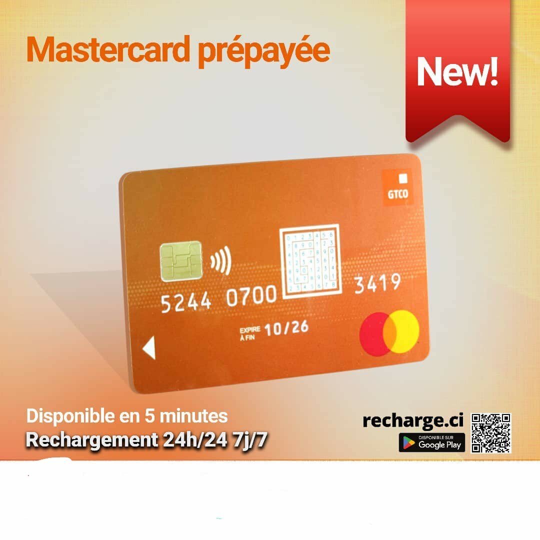 CARTE PRÉPAYÉE 