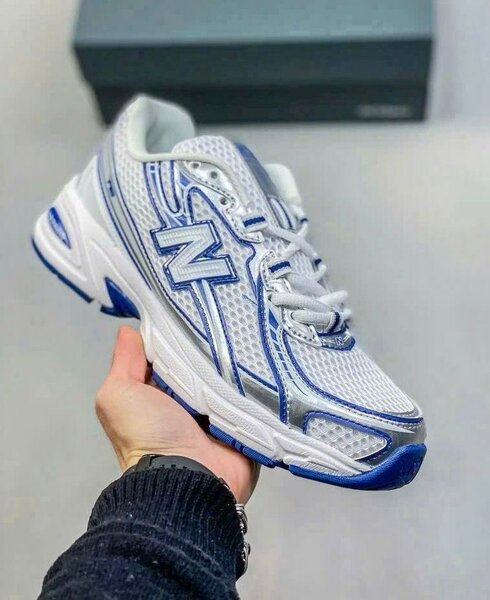 New Balance Blue White Sneakers