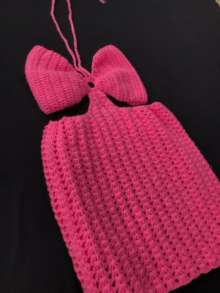 Robe crochet disponible sous commande