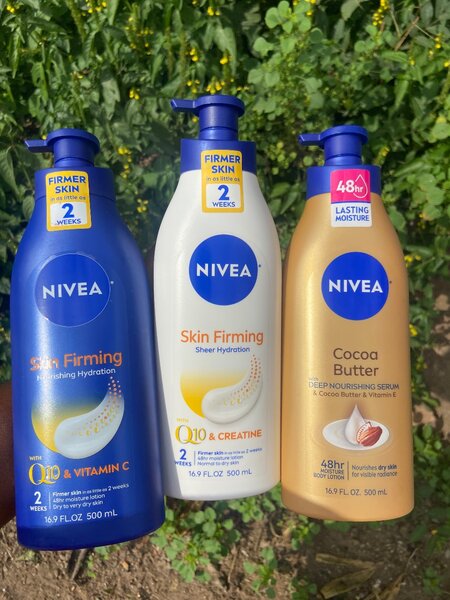 Nivea skin firming lotion with creatine