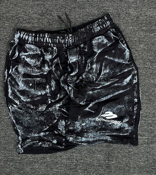 Short en velours Balenciaga noir