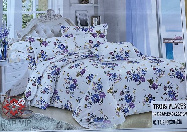 Parure de Lit Fleurie King Size