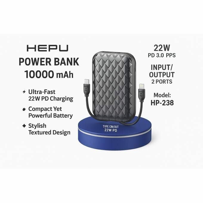 Batterie Externe HEPU 10000mAh