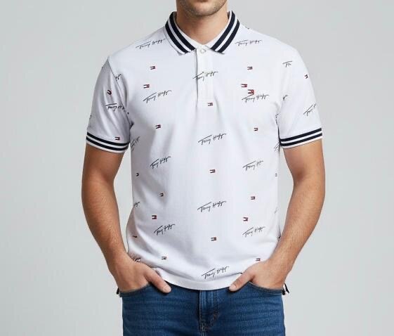 Polo Homme Blanc Stylé