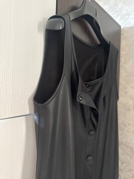 Кожаная платье шито на заказ