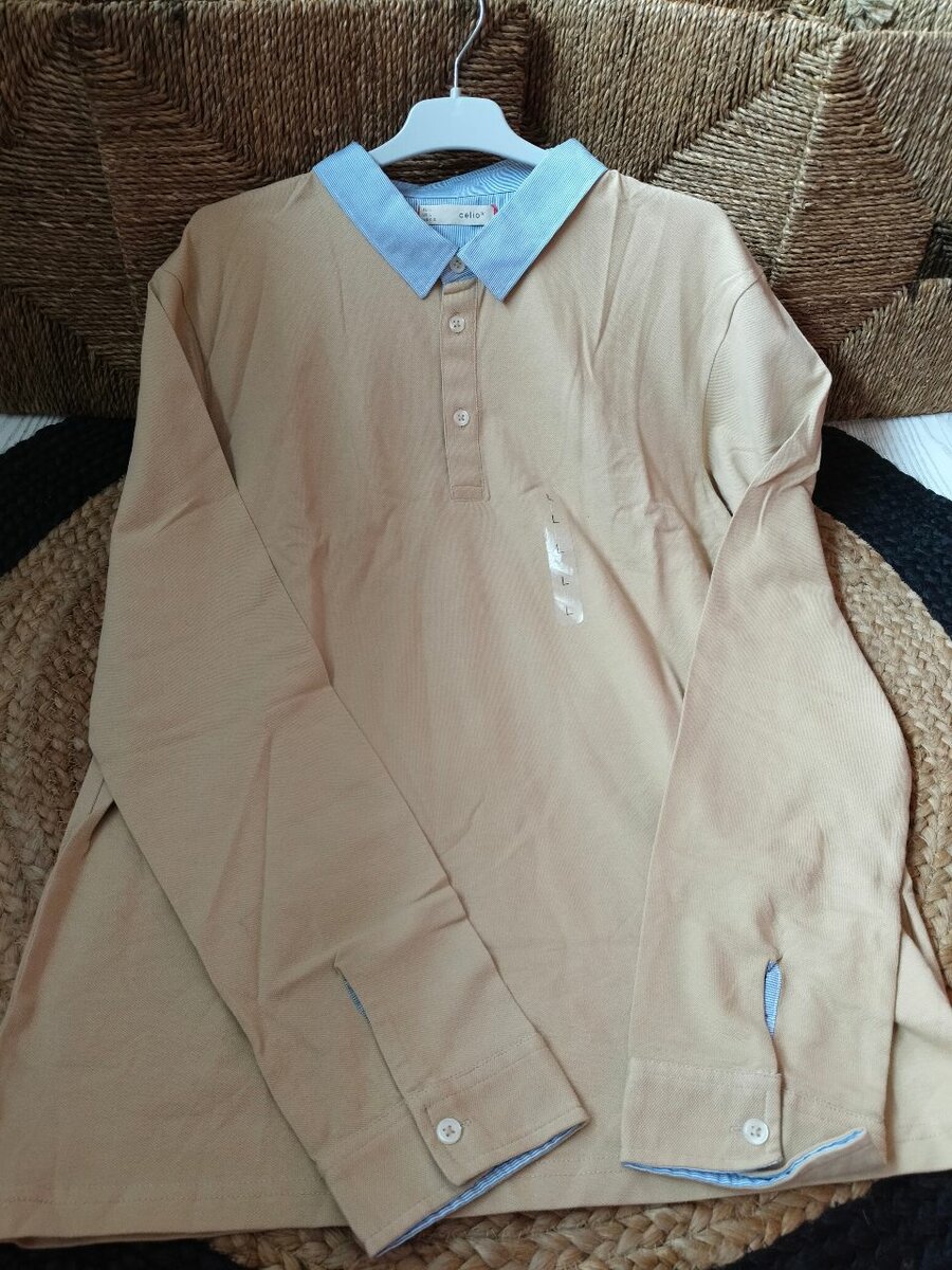 Polo Homme Beige Chic