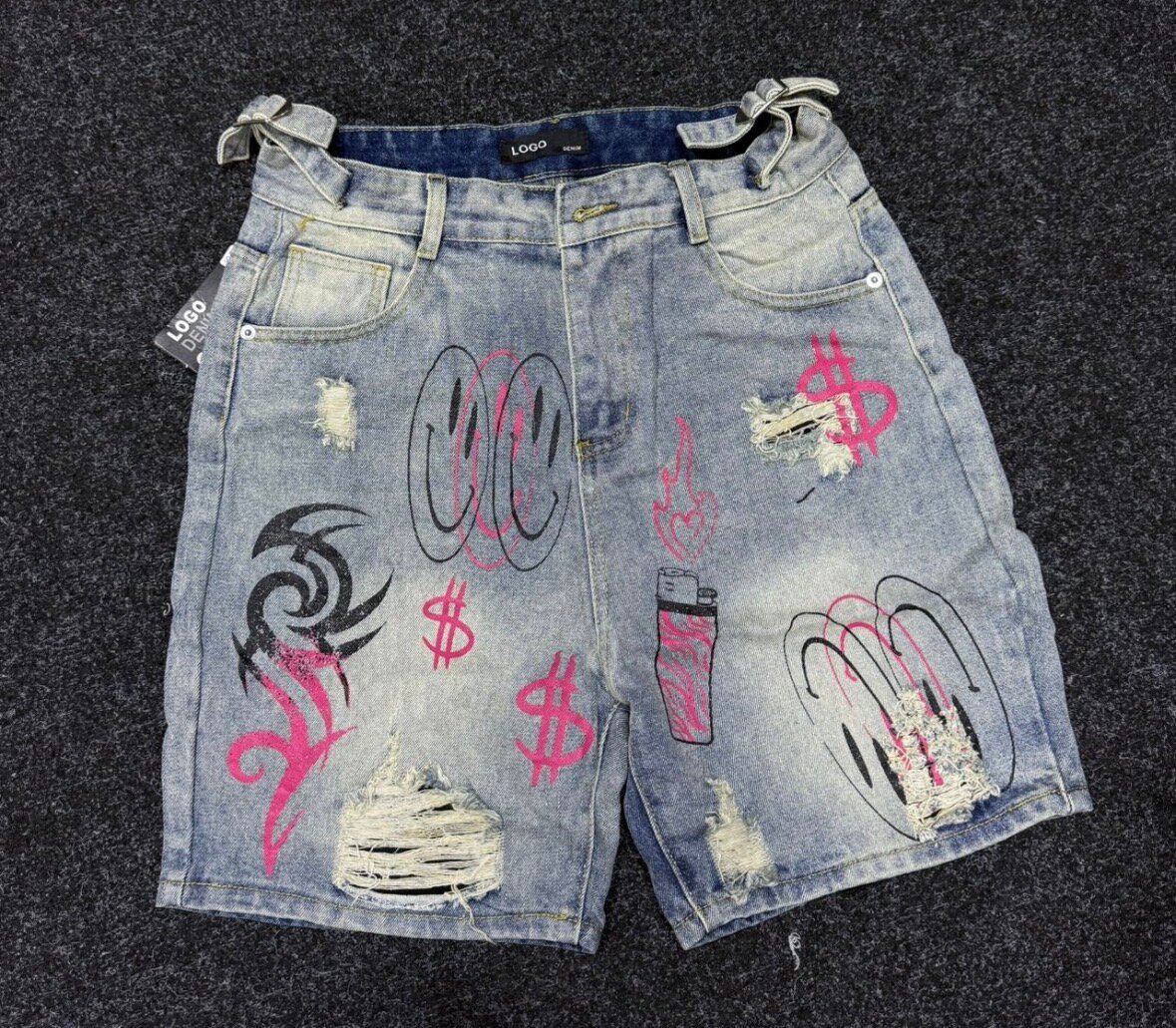 Shorts en jean décontractés