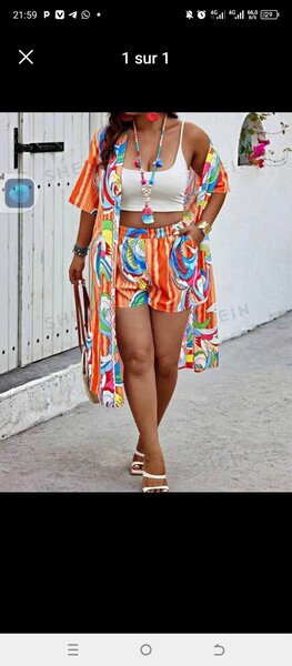 Jolie ensemble plage