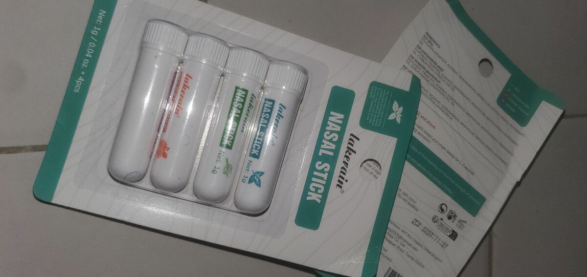 Kit de Soin du Nez 4 Bâtonnets, Frais et Confortable