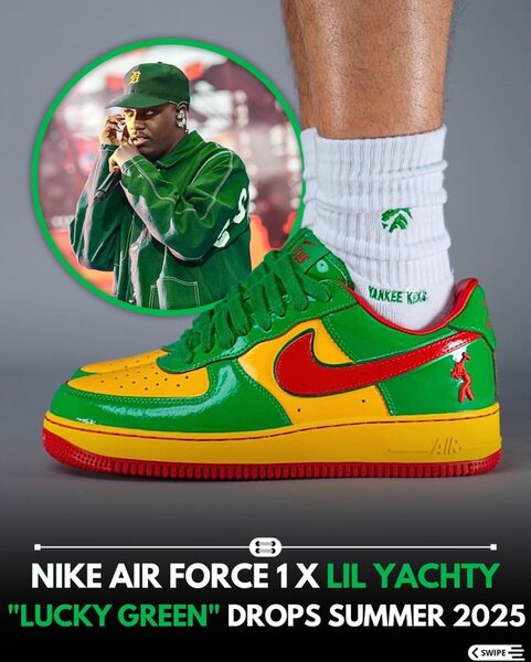 Nike Air Force 1 Lucky Green