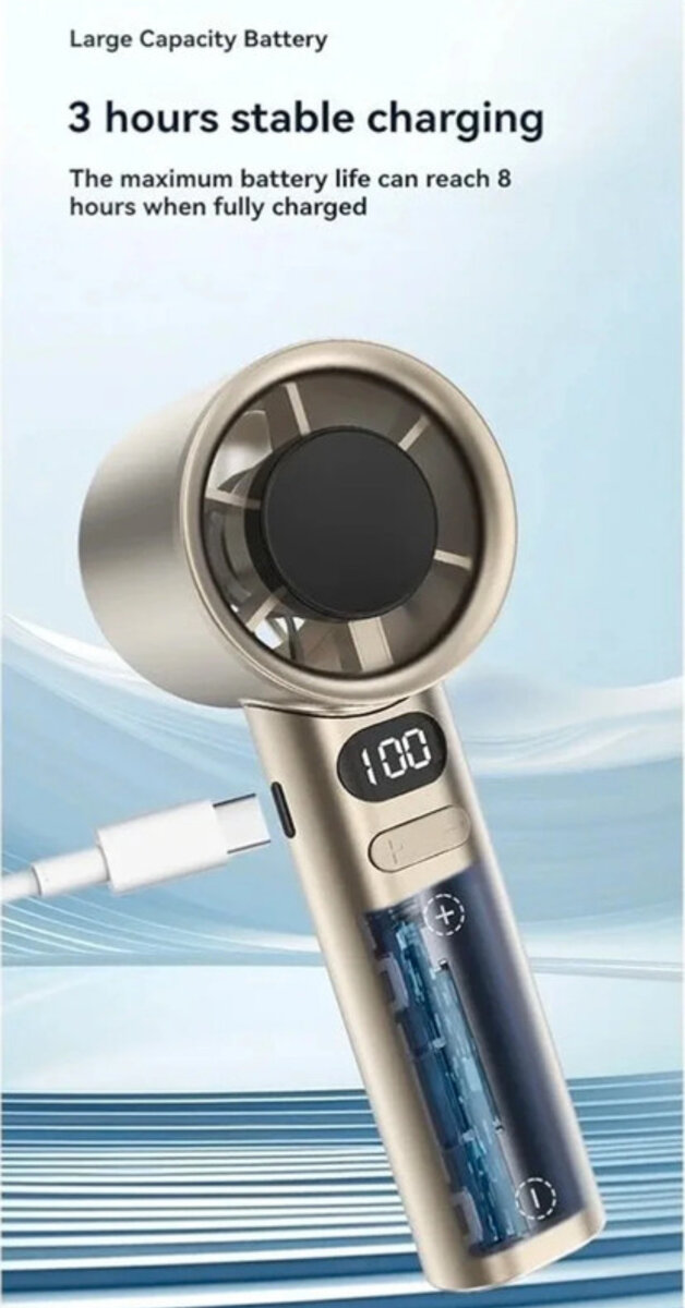 Mini Ventilateur Portatif Rechargeable