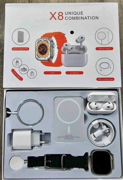 Montre connectée X8 avec écouteurs