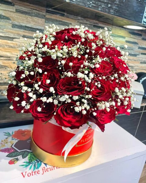 Bouquet de roses rouges