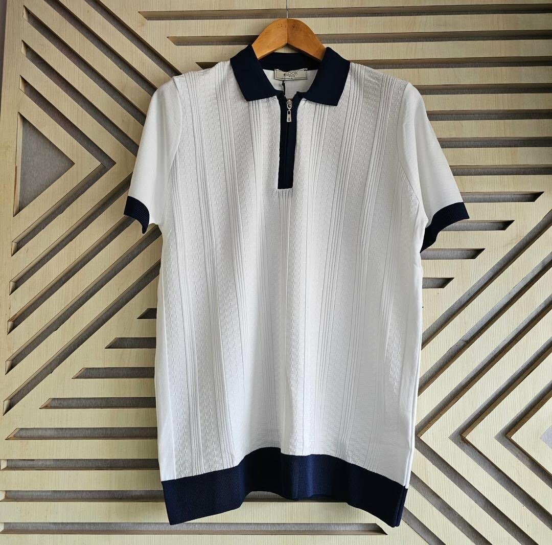 Polo tricot pour hommes