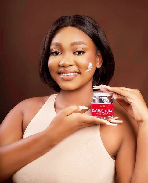 Caramel glow face cream