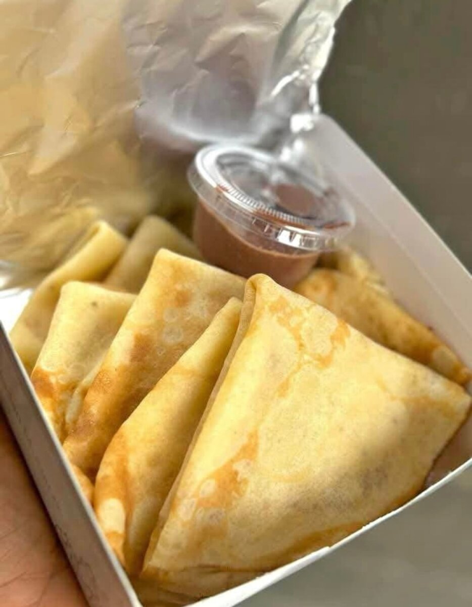 Crêpes fraîches au chocolat