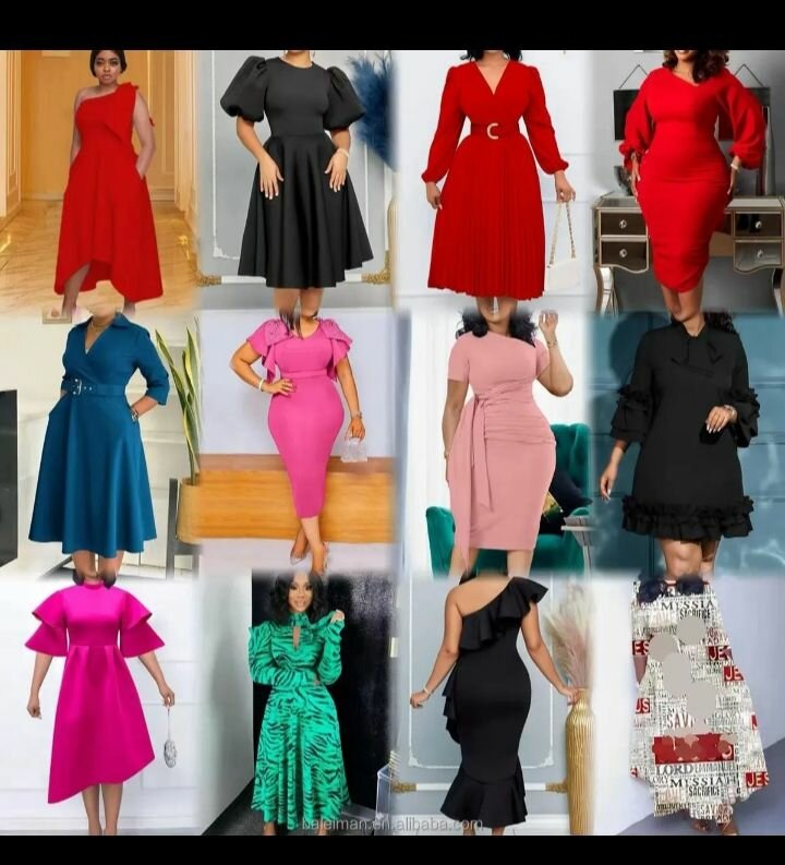 Elegant ladies office dresses