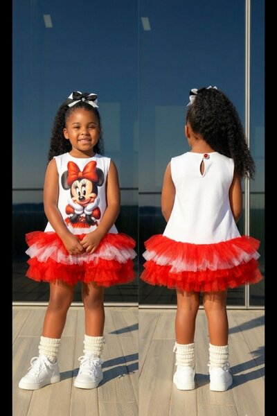 Robe Minnie Rouge Enfant