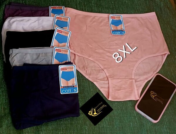 6 Culottes Coton femme ronde