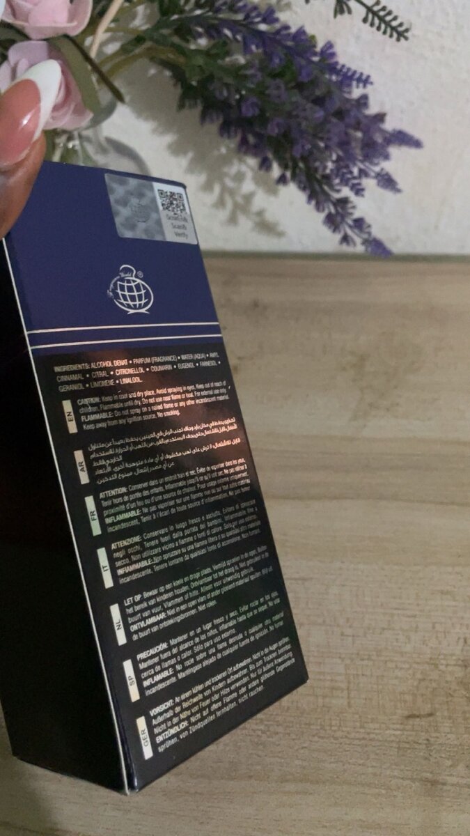 Parfum Pour Homme Fiero Bleu