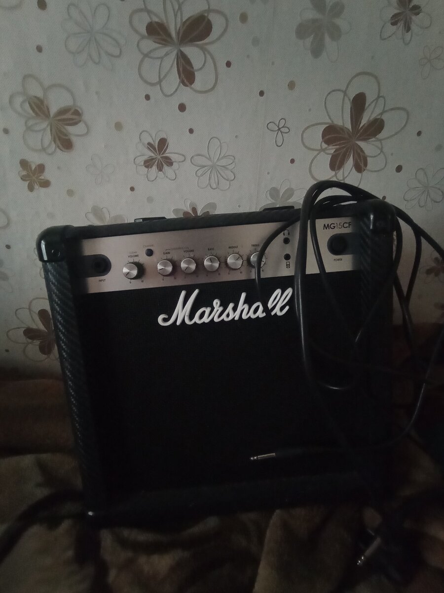 Электрогитара с усилителем