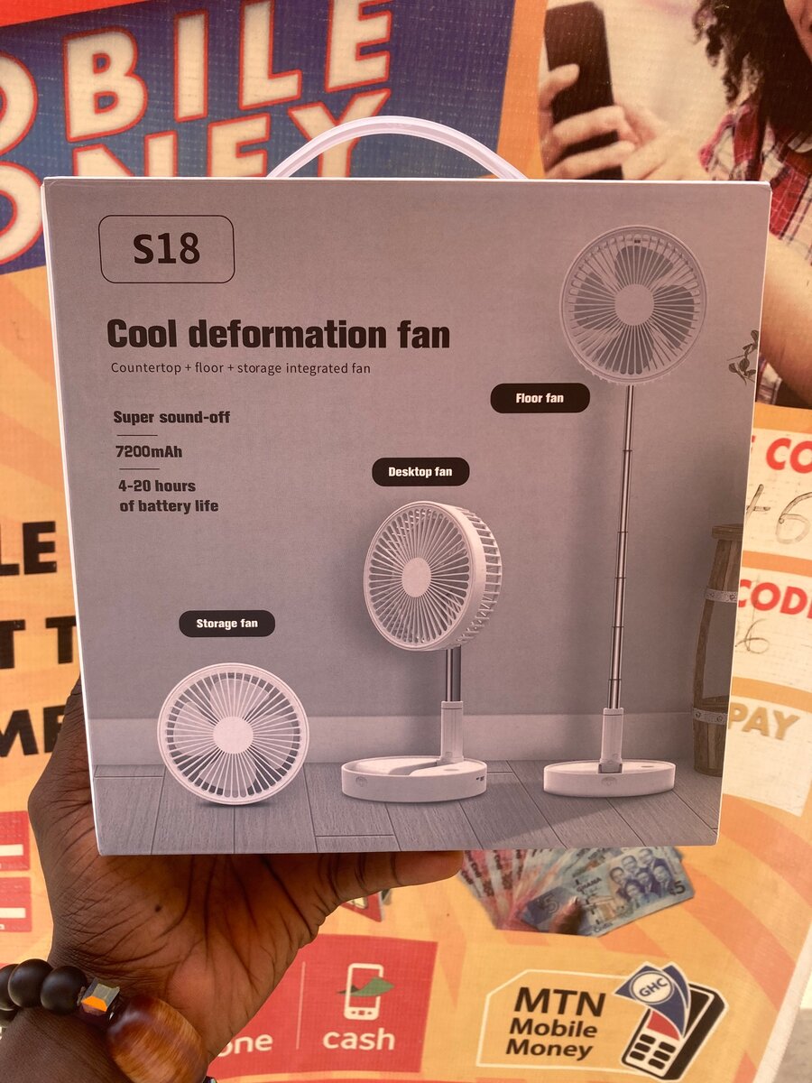 S18 Rechargeable fan