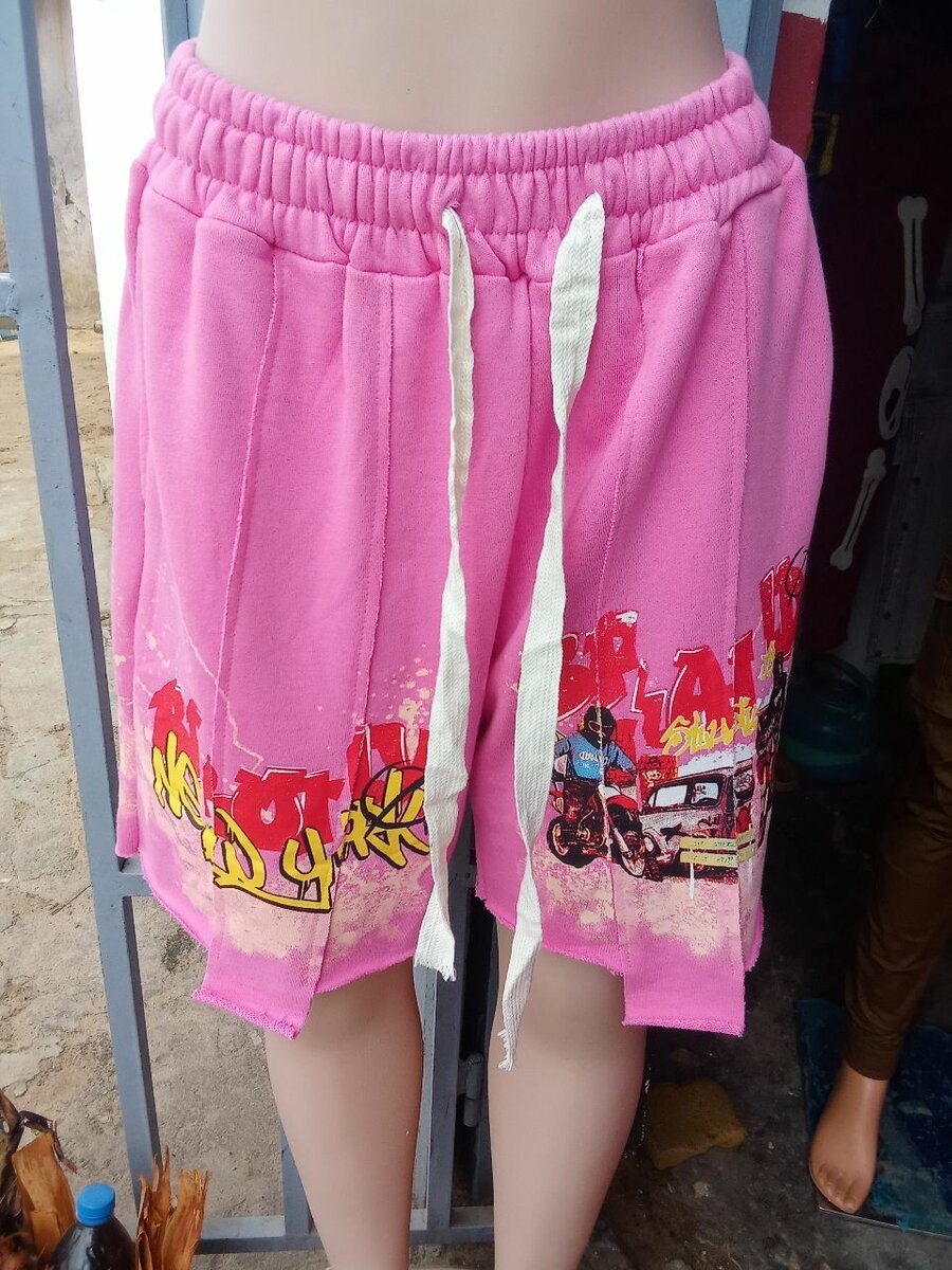 Shorts décontractés rose