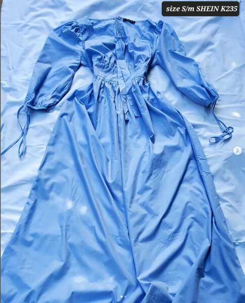 Stylish women's dress Shein blue