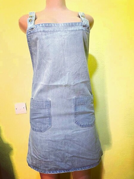 Robe en jean à poches