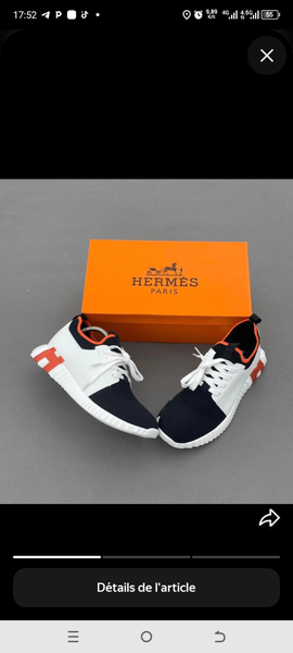 Baskets élégantes en cuir