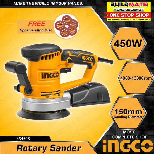 Ponceuse Orbitale 450W Ingco