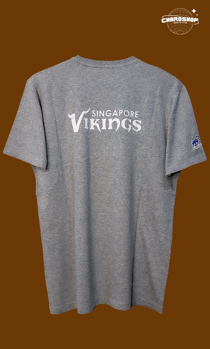 T-shirt gris "Singapore Vikings"
