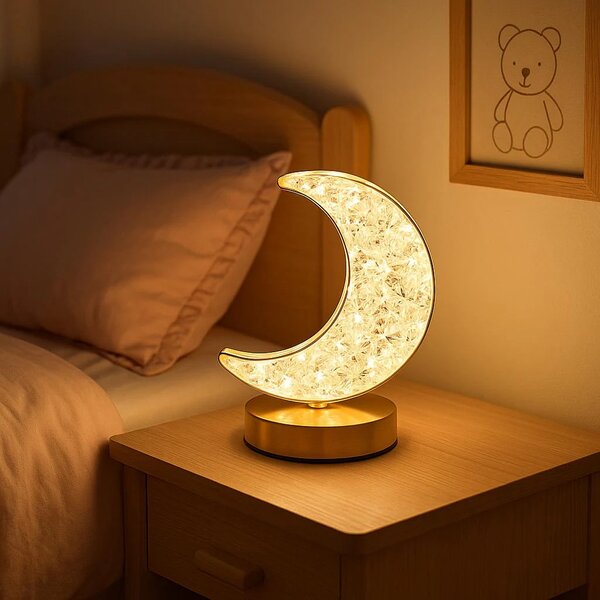 Lampe en forme de lune