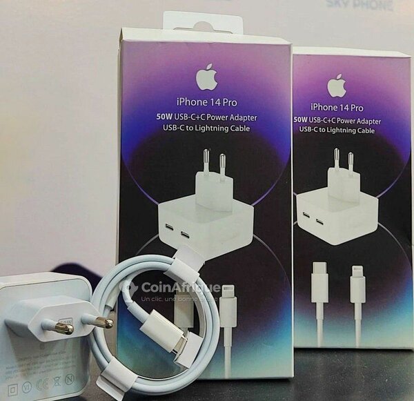 Chargeur iPhone 14 Pro 50W