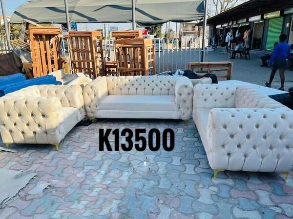 A set of beautiful and soft home furniture