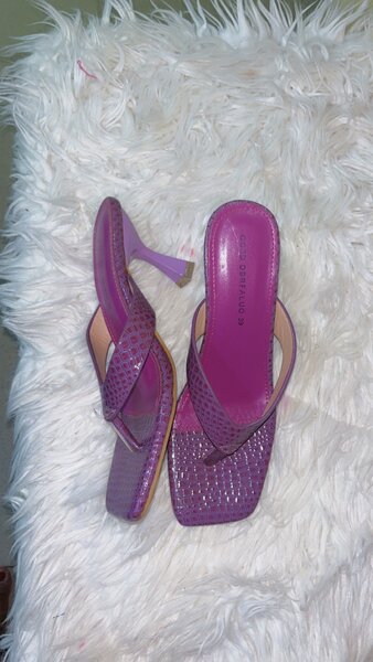 Purple slipper heel(reduced to clear)