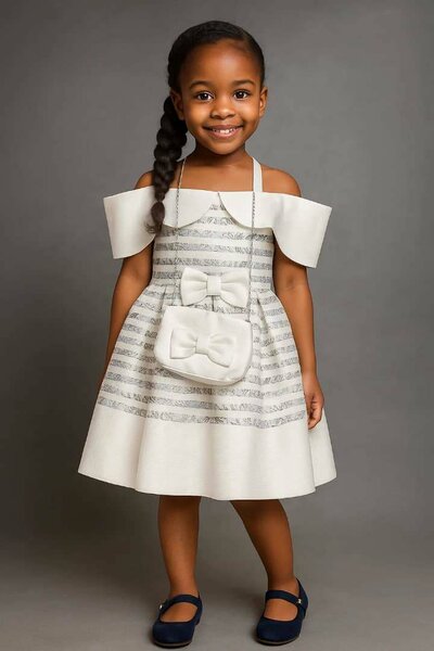 Robe de cérémonie fille élégante