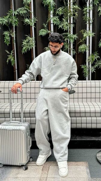 Survêtement gris décontracté