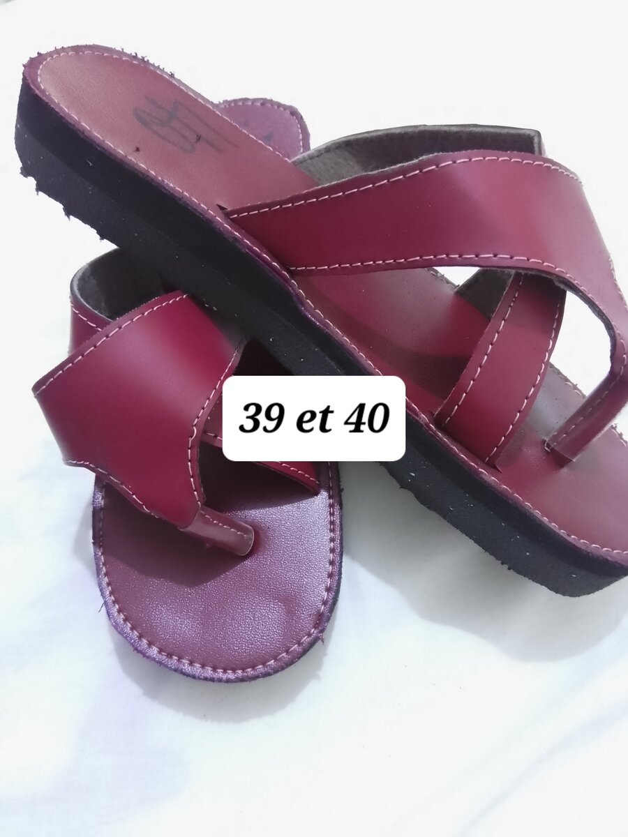 Sandales en cuir tressées élégantes