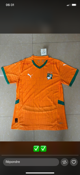 Maillot de football Côte d'Ivoire