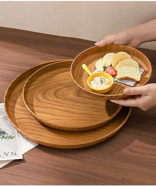 Plateaux en bois élégants