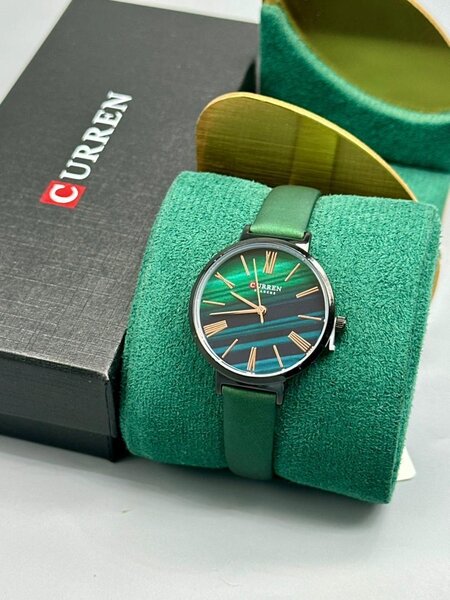 Montre CURREN Marron & Vert