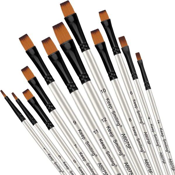 Flat Tip Paint Brush
