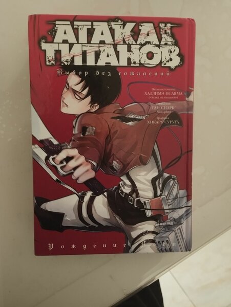 Манга "Атака на титанов" выбор без сожалений.