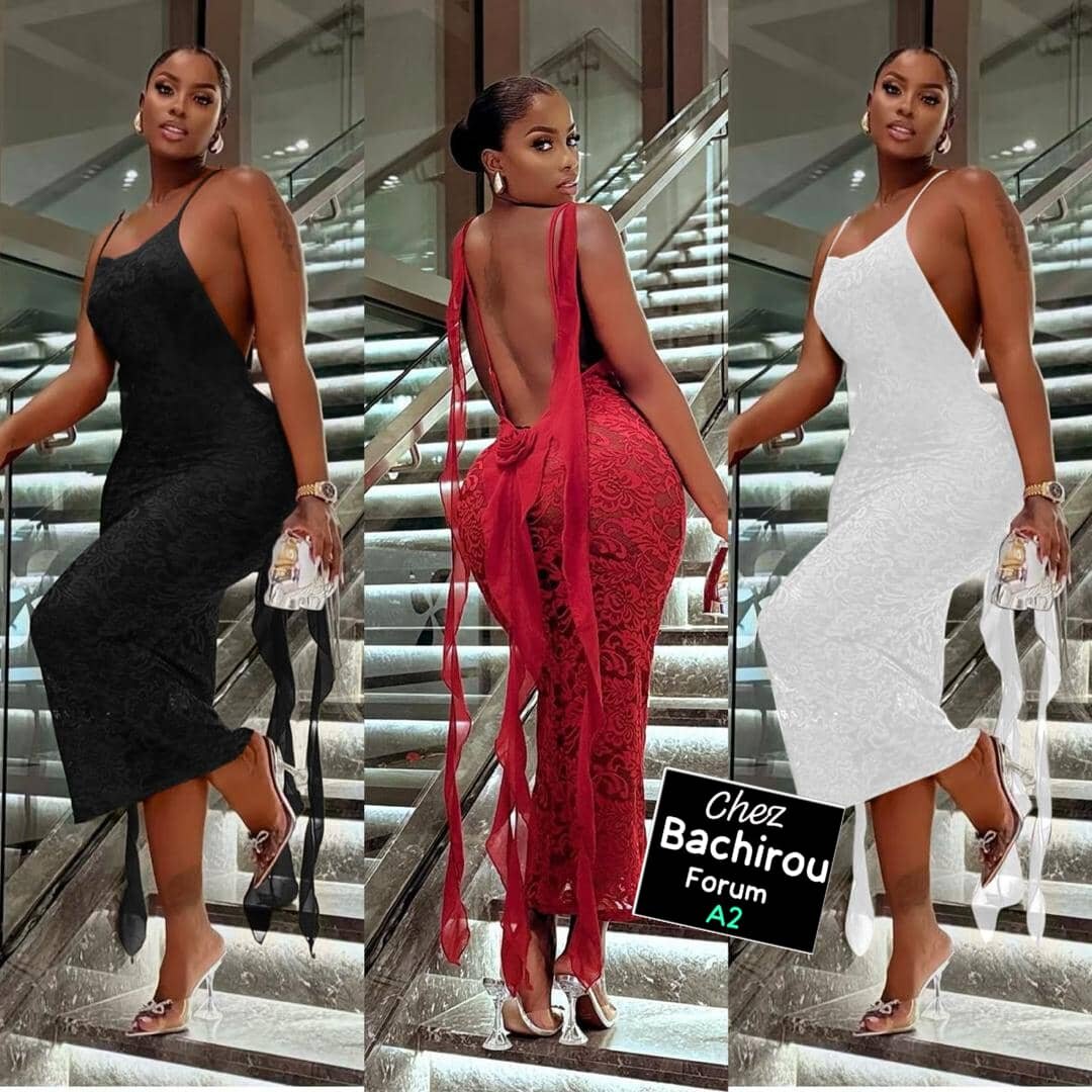 Robe rouge élégante pour femmes