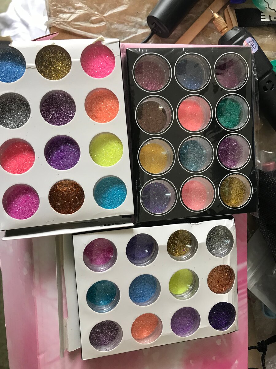 Palette de fards à paupières brillants