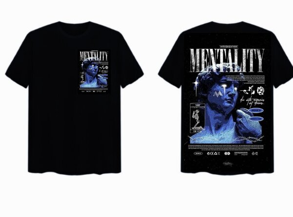 T-shirt imprimé Mentality